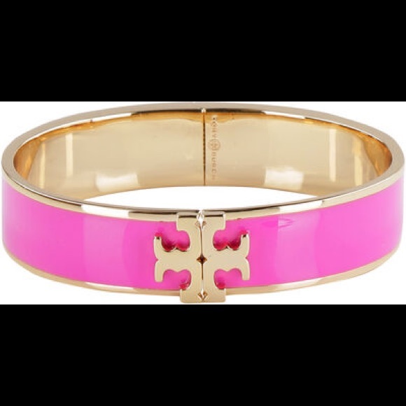 Kira Enamel Bangle Bracelet - Picture 2 of 10